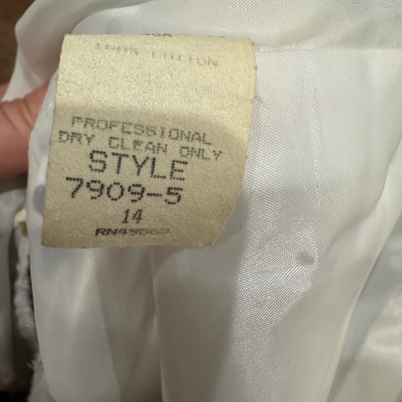 80's Victor Costa Vintage Saks Fifth Ave Quilted Puff Floral Print Dress - Picture 10 of 10